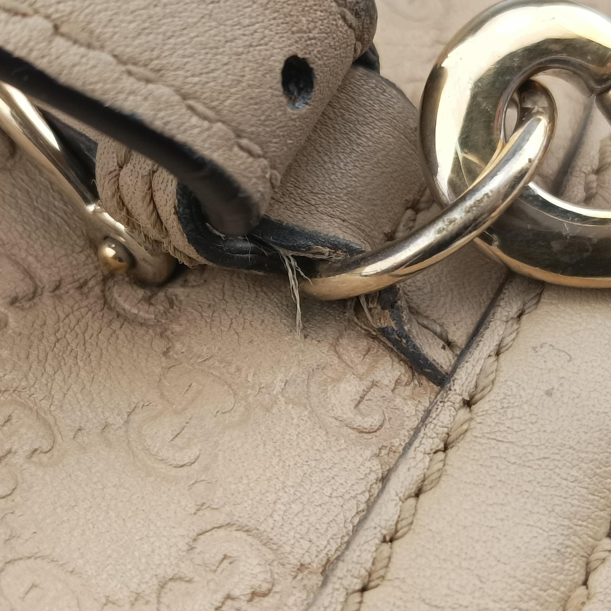 Secondhand Gucci Microguccissima Beige Leather 309617 shoulderbag | stylenewstar