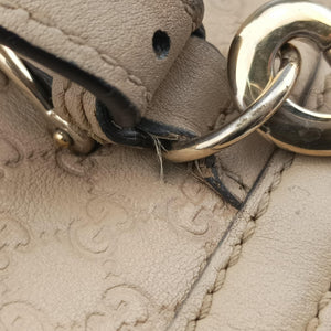 Secondhand Gucci Microguccissima Beige Leather 309617 shoulderbag | stylenewstar