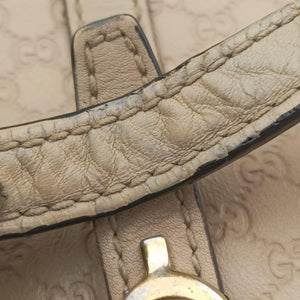 Secondhand Gucci Microguccissima Beige Leather 309617 shoulderbag | stylenewstar