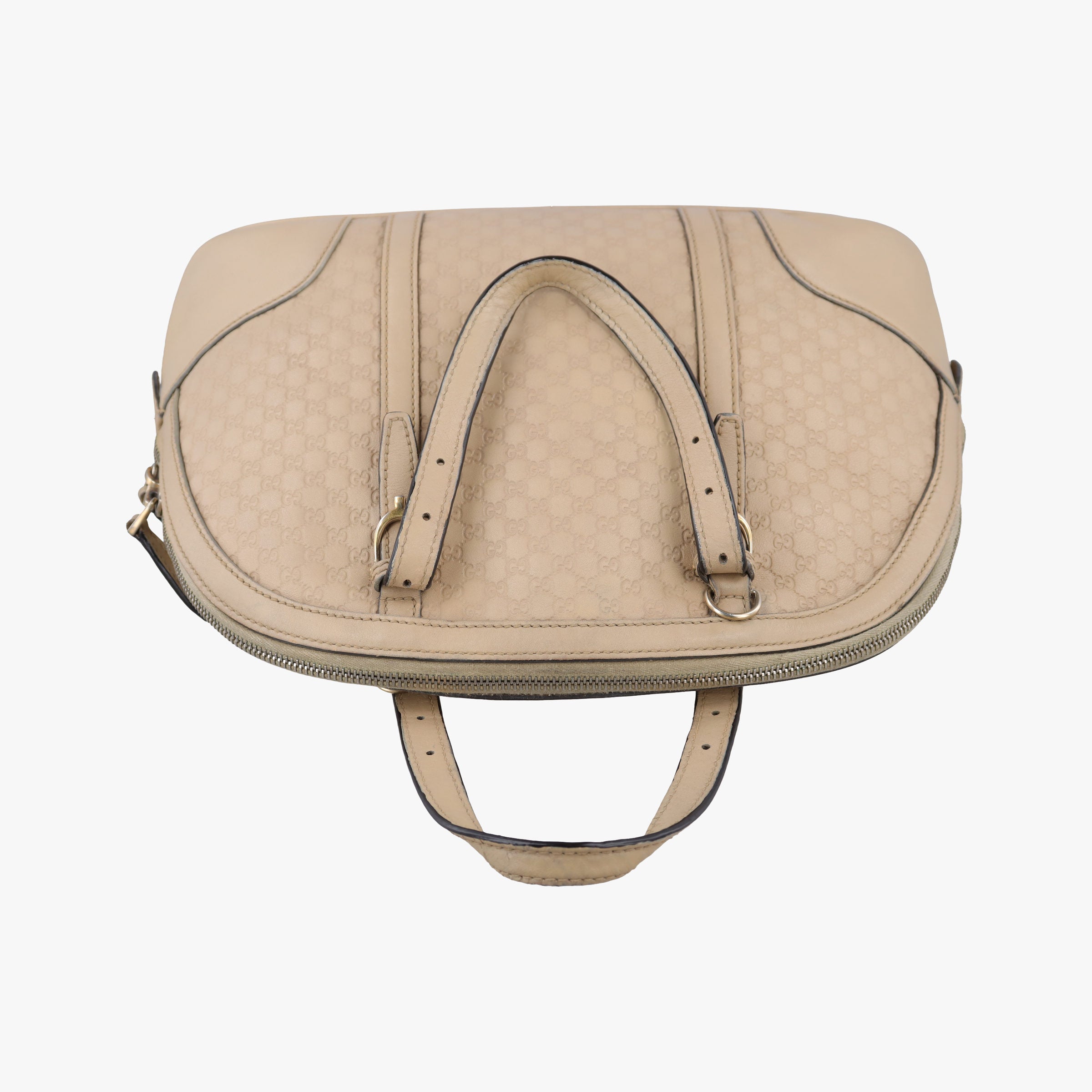 Secondhand Gucci Microguccissima Beige Leather 309617 shoulderbag | stylenewstar