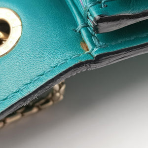 Vintage Bvlgari SERPENTI FOREVER Green leather  shoulderbag | stylenewstar