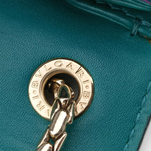 Vintage Bvlgari SERPENTI FOREVER Green leather  shoulderbag | stylenewstar