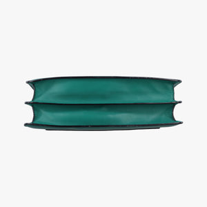Vintage Bvlgari SERPENTI FOREVER Green leather  shoulderbag | stylenewstar