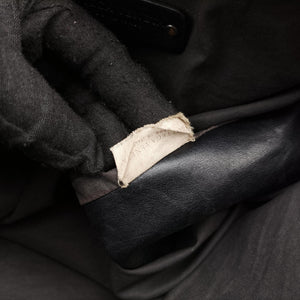 Pre-owned Bottega Veneta Intrecciato Black lambskin  shoulderbag | stylenewstar