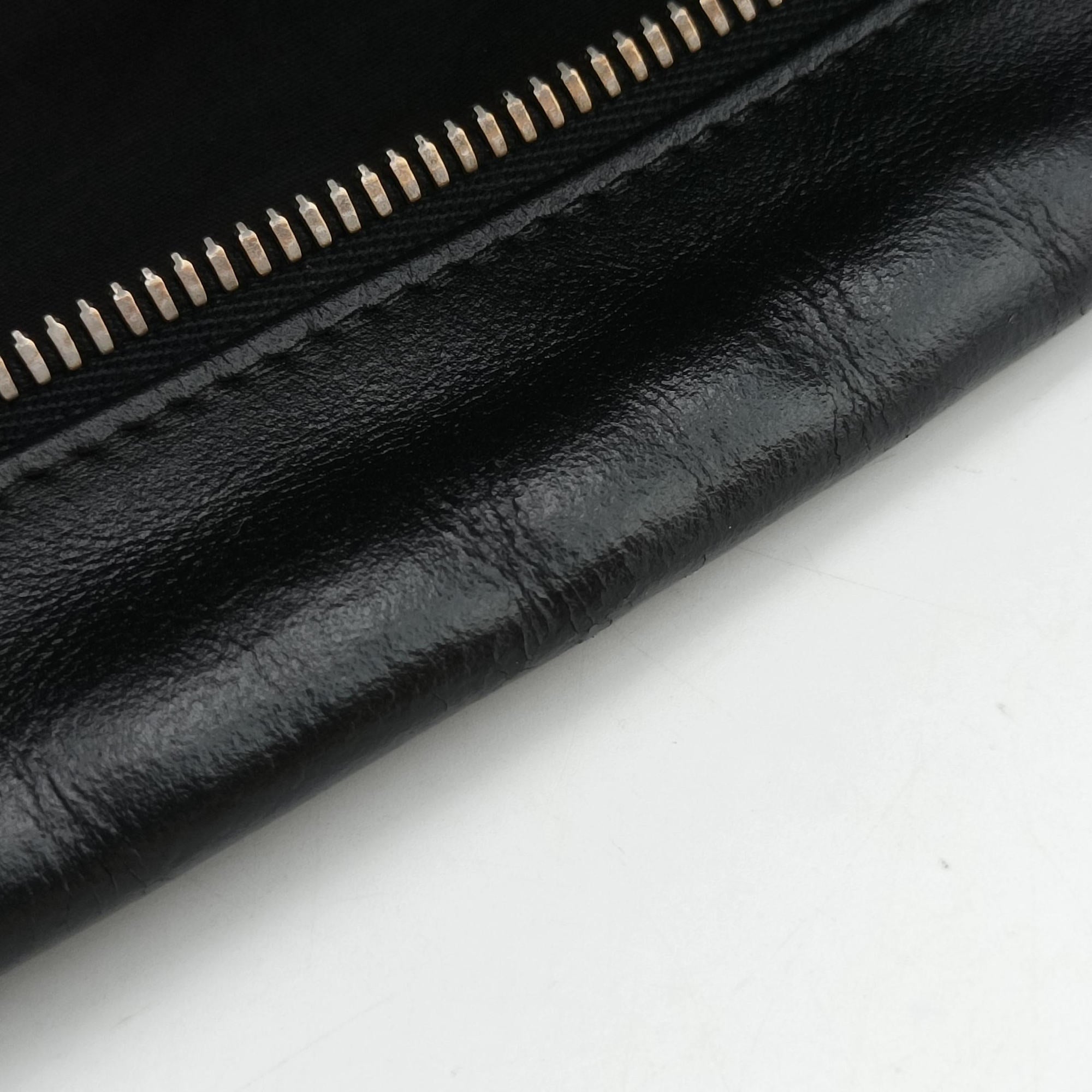 Pre-owned Bottega Veneta Intrecciato Black lambskin  shoulderbag | stylenewstar