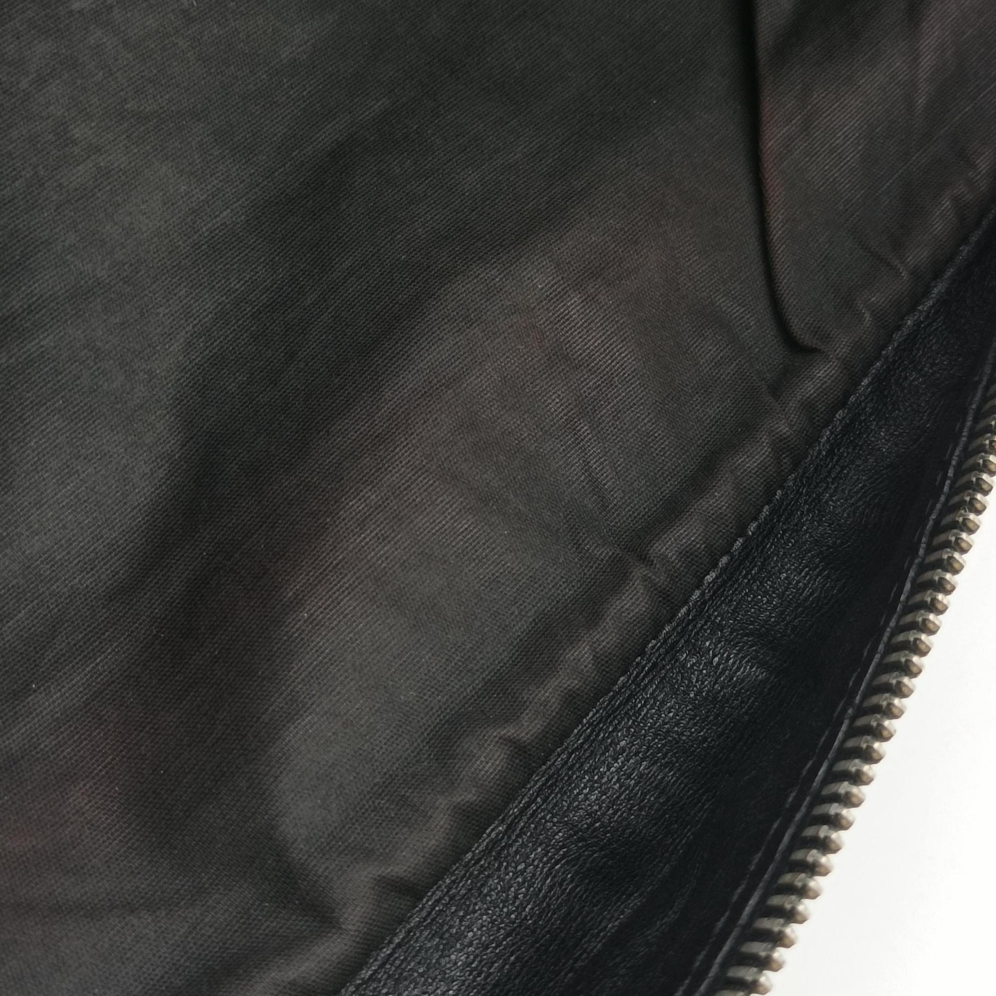 Pre-owned Bottega Veneta Intrecciato Black lambskin  shoulderbag | stylenewstar