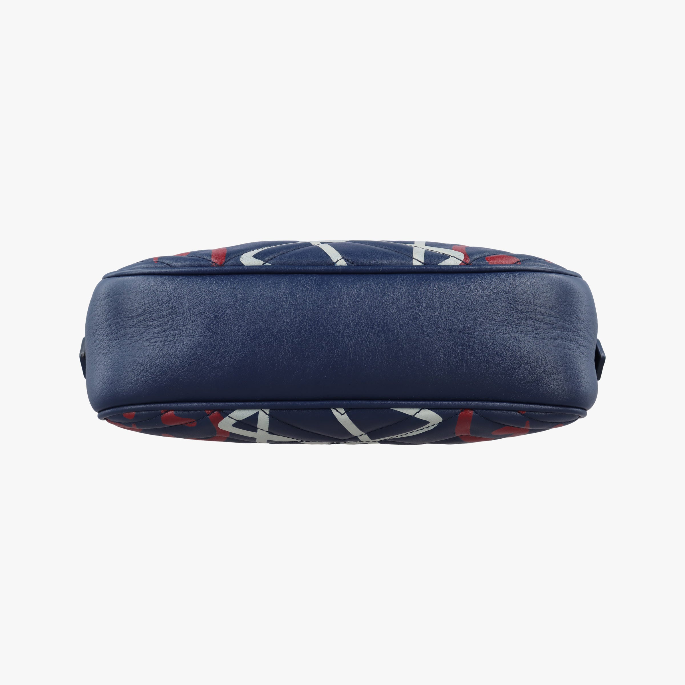 Vintage Gucci GG Marmont Blue Leather 447632 shoulderbag | stylenewstar