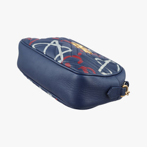Vintage Gucci GG Marmont Blue Leather 447632 shoulderbag | stylenewstar