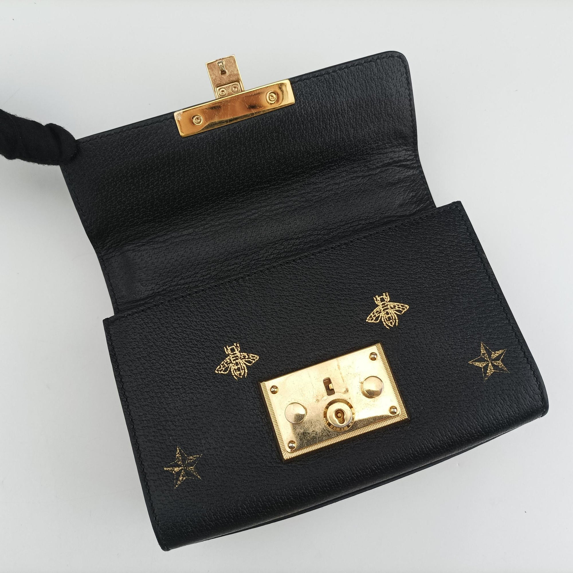 Secondhand Gucci Padlock Black Leather 432182 shoulderbag | stylenewstar
