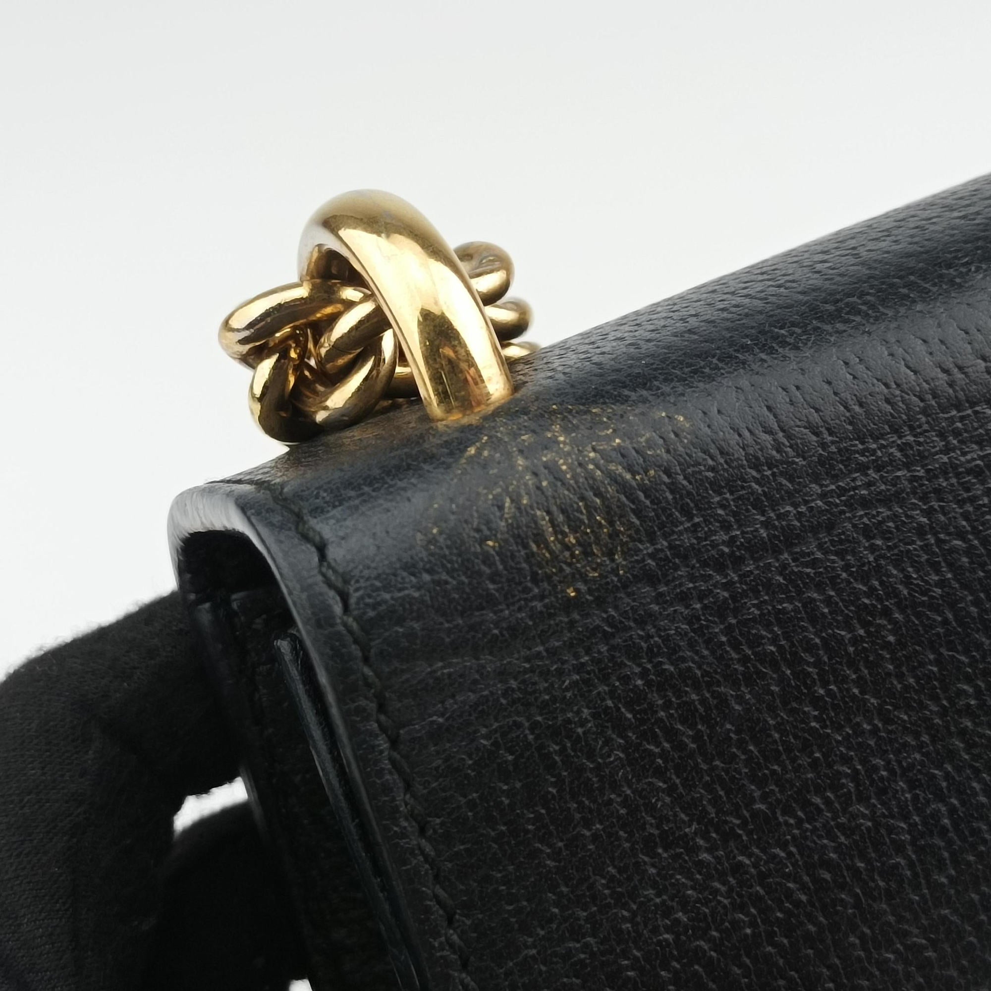 Secondhand Gucci Padlock Black Leather 432182 shoulderbag | stylenewstar