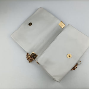 Vintage VERSACE Palazzo Medusa White leather  shoulderbag | stylenewstar