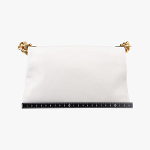 Vintage VERSACE Palazzo Medusa White leather  shoulderbag | stylenewstar