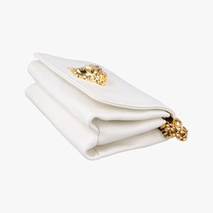 Vintage VERSACE Palazzo Medusa White leather  shoulderbag | stylenewstar