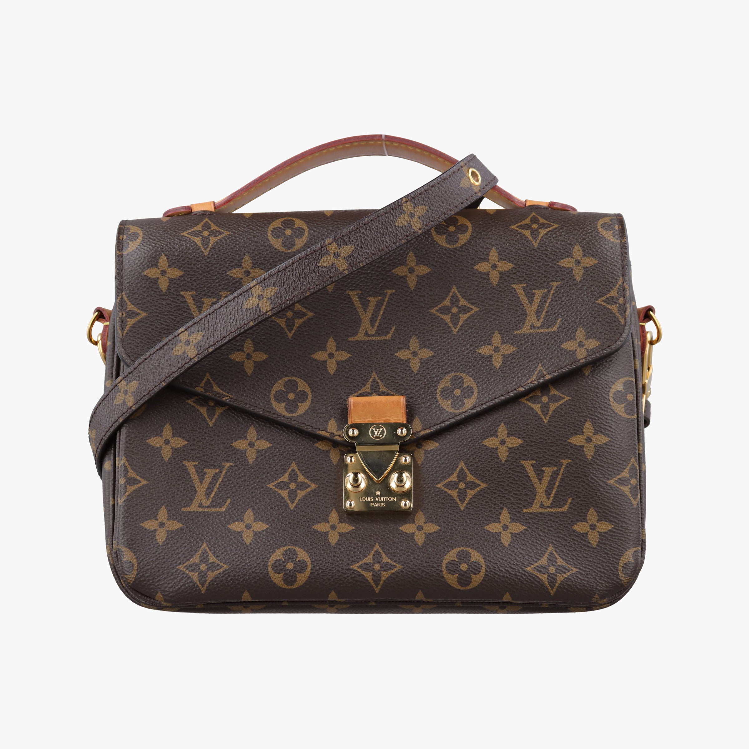 Pre-owned Louis Vuitton Pochette Metis MM Brown Monogram Canvas M44875 shoulderbag | stylenewstar