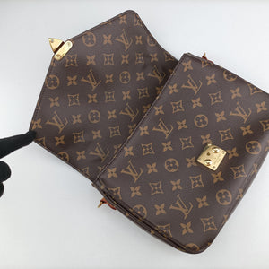 Pre-owned Louis Vuitton Pochette Metis MM Brown Monogram Canvas M44875 shoulderbag | stylenewstar