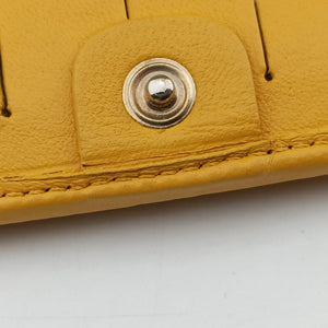 Vintage Fendi Embossed Logo Yellow lambskin 3M9219 shoulderbag | stylenewstar