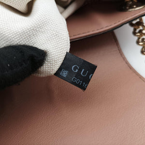 Pre-owned Gucci Emily Pink Leather 295403 shoulderbag | stylenewstar