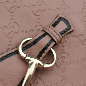 Pre-owned Gucci Emily Pink Leather 295403 shoulderbag | stylenewstar
