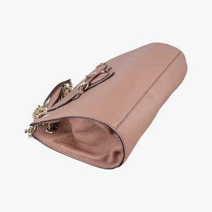 Pre-owned Gucci Emily Pink Leather 295403 shoulderbag | stylenewstar