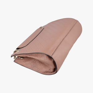 Pre-owned Gucci Emily Pink Leather 295403 shoulderbag | stylenewstar