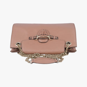 Pre-owned Gucci Emily Pink Leather 295403 shoulderbag | stylenewstar