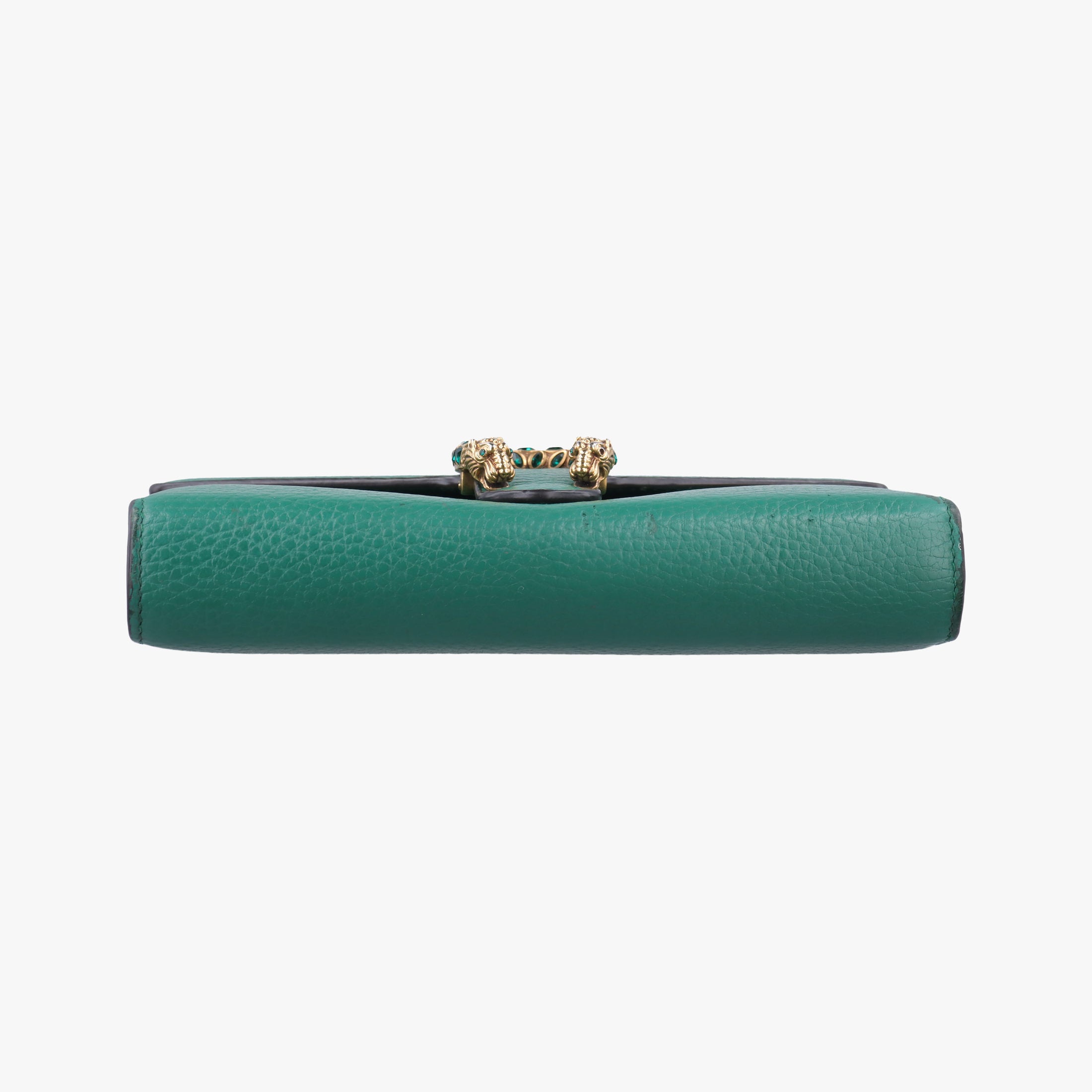 Pre-owned Gucci Dionysus Green Leather 401231 shoulderbag | stylenewstar