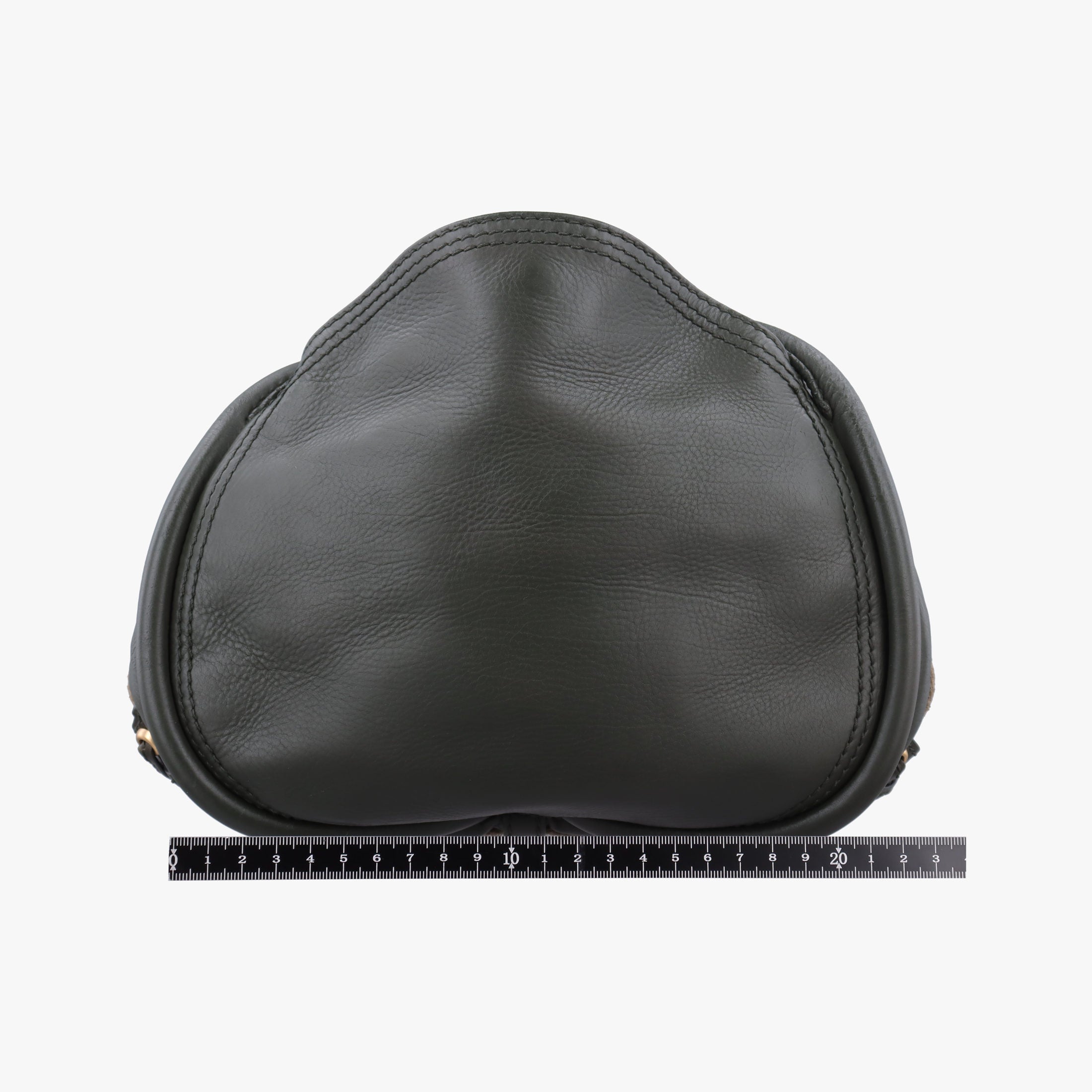 Pre-owned Christian Dior Lattice Messenger Green leather  shoulderbag | stylenewstar
