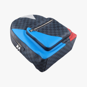 Pre-owned Louis Vuitton JOSH 2017 America's Cup Regatta Series Noir×multi Damier Cobalt N41612 backpack/rucksack | stylenewstar