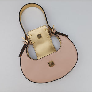 Pre-owned Fendi Cookie Mini Pink Leather 8BS065 handbag | stylenewstar