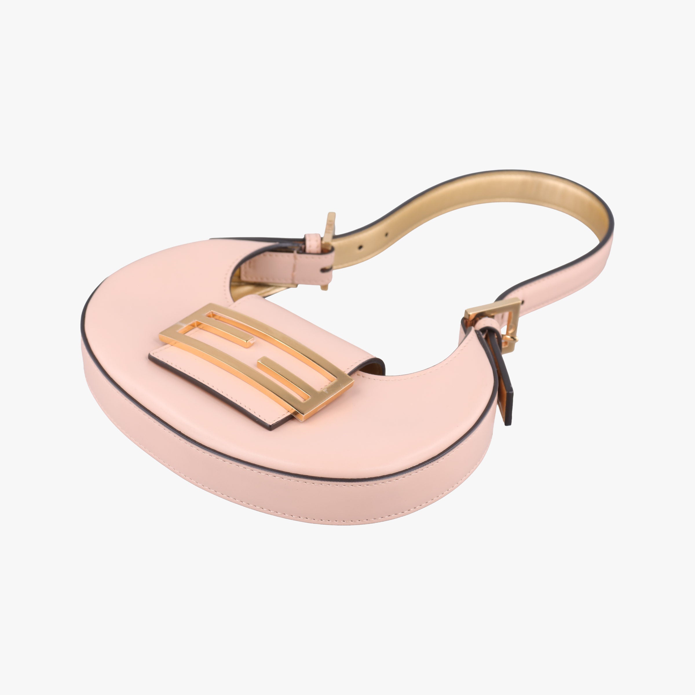Pre-owned Fendi Cookie Mini Pink Leather 8BS065 handbag | stylenewstar