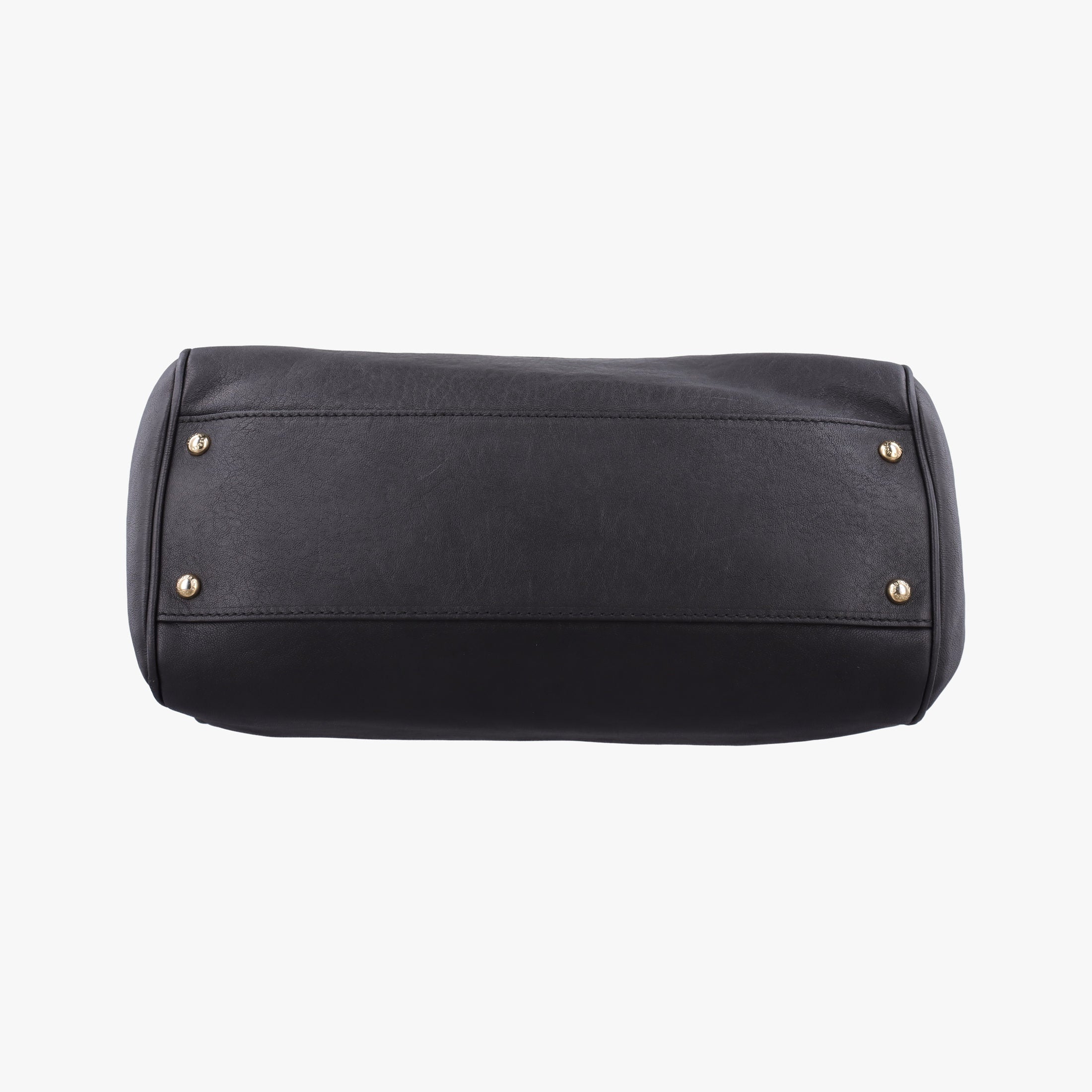 Pre-owned Dolce & Gabbana SICILY Black Leather  shoulderbag | stylenewstar