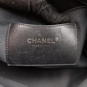 Pre-owned Chanel Mademoiselle Bowling Black Patent Leather A50561 shoulderbag | stylenewstar