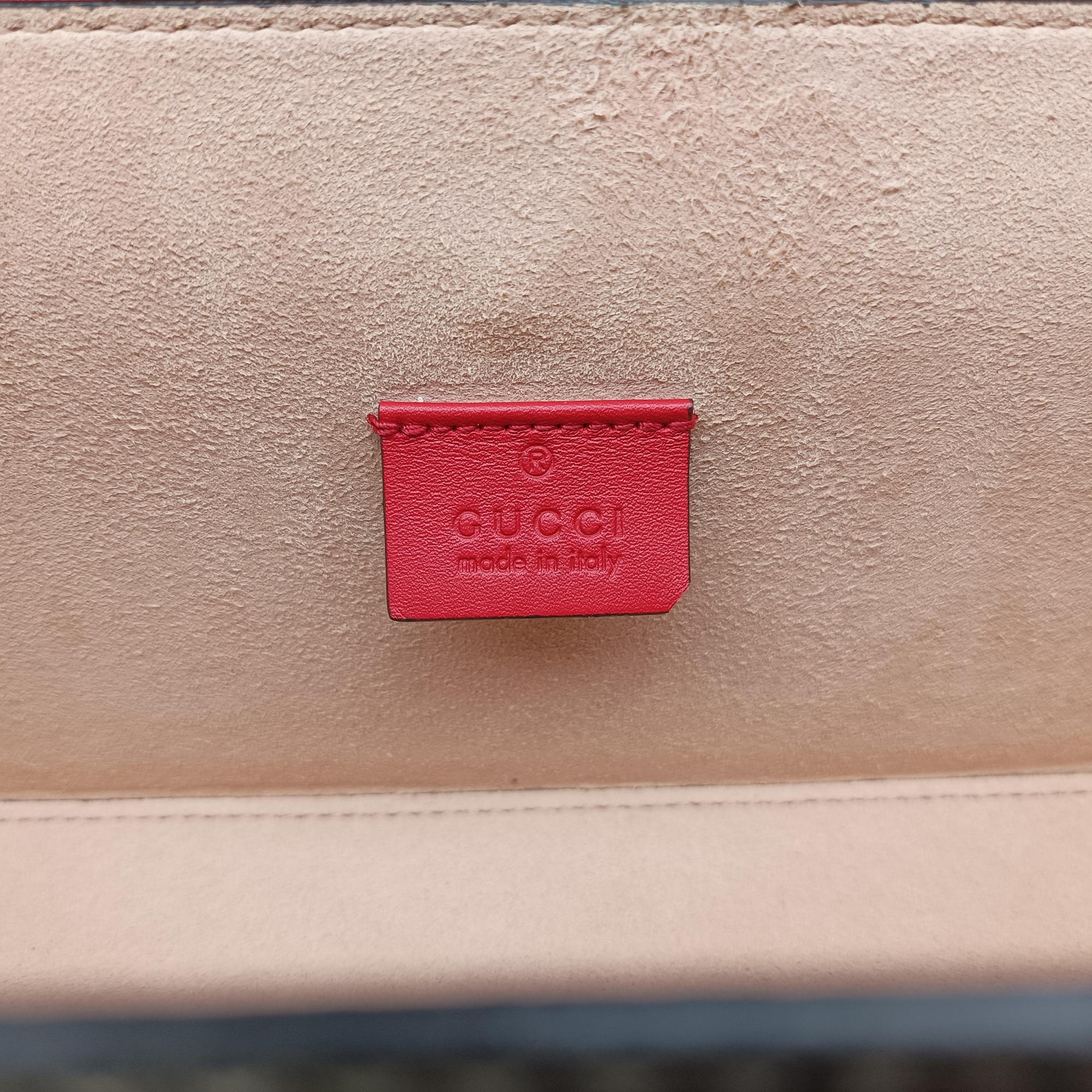 Pre-owned Gucci GG flora Padlock Bamboo beige×red×multi PVC coated canvas×Leather 603221 shoulderbag | stylenewstar
