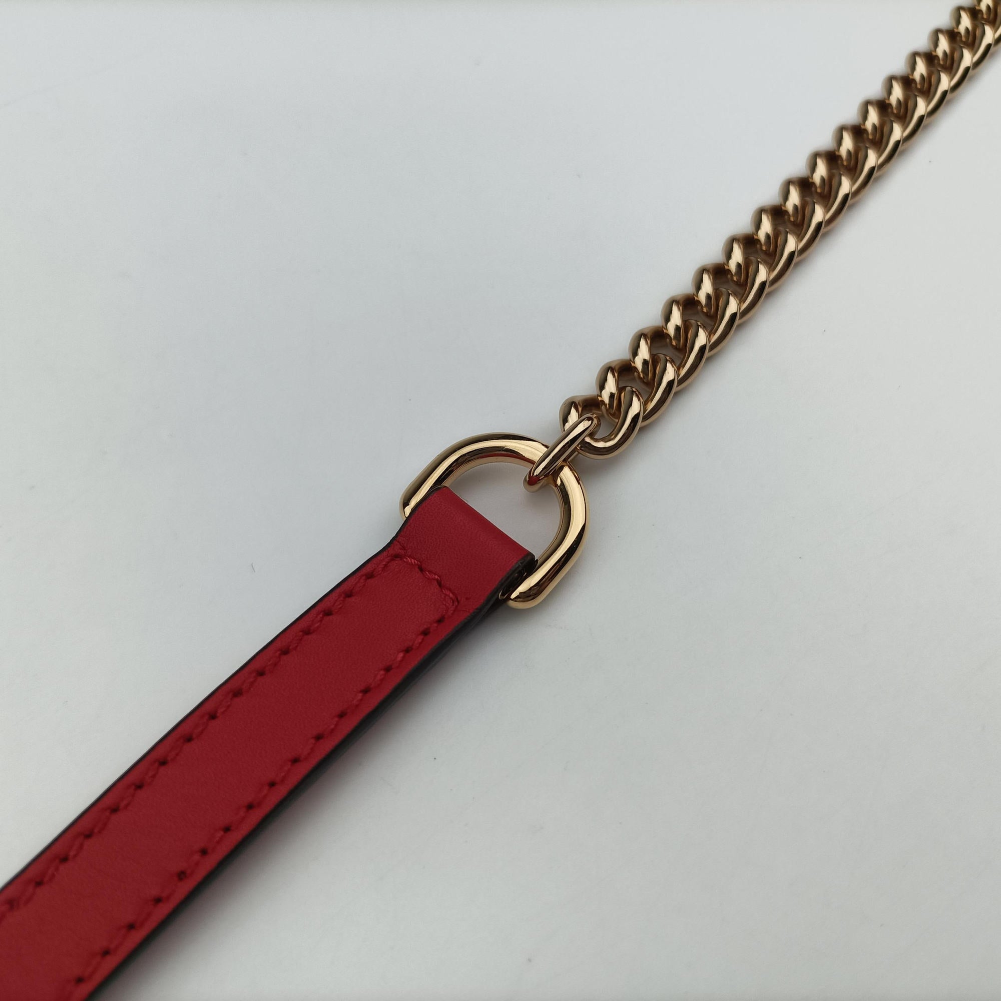 Pre-owned Gucci GG flora Padlock Bamboo beige×red×multi PVC coated canvas×Leather 603221 shoulderbag | stylenewstar