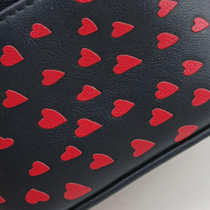 Pre-owned Christian Dior Micro Lady Dior Vanity Case Black×red Leather  shoulderbag | stylenewstar