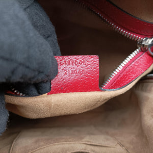 Pre-owned Gucci GG Supreme Tian Beige × Red × Multi PVC coated canvas×Leather 427042 backpack/rucksack | stylenewstar