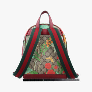 Pre-owned Gucci GG Supreme Tian Beige × Red × Multi PVC coated canvas×Leather 427042 backpack/rucksack | stylenewstar