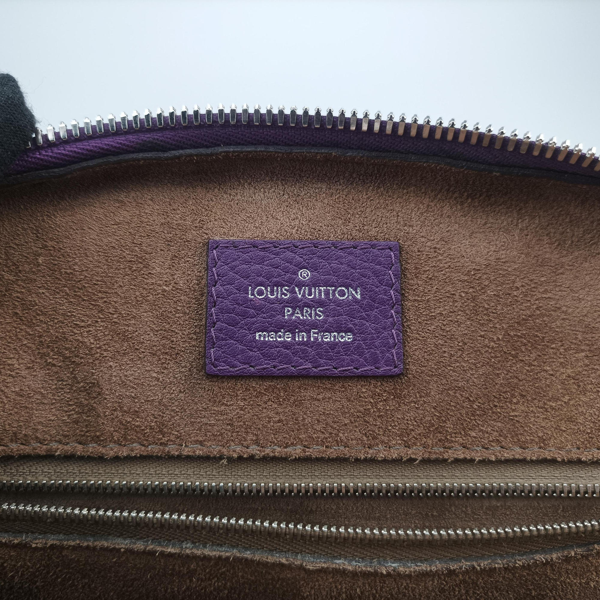 Pre-owned Louis Vuitton Parnassea Alma PM Violet Taurillon Leather M48881 shoulderbag | stylenewstar