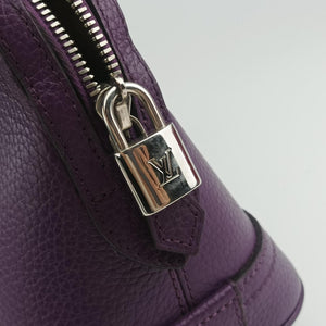 Pre-owned Louis Vuitton Parnassea Alma PM Violet Taurillon Leather M48881 shoulderbag | stylenewstar