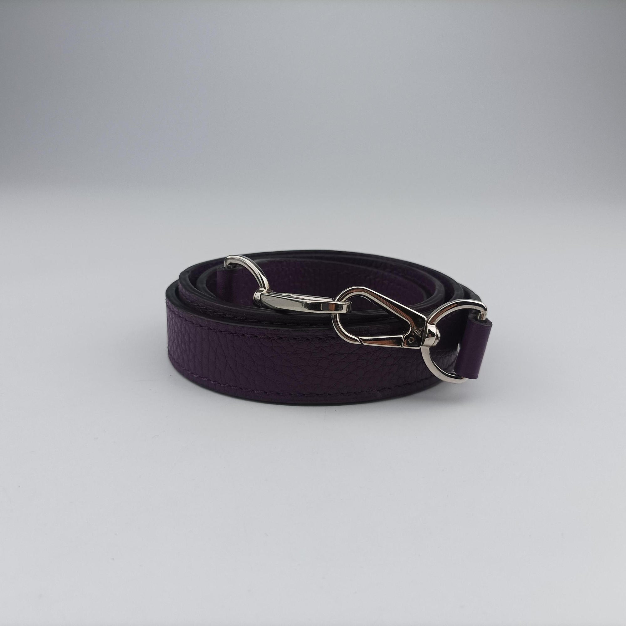 Pre-owned Louis Vuitton Parnassea Alma PM Violet Taurillon Leather M48881 shoulderbag | stylenewstar