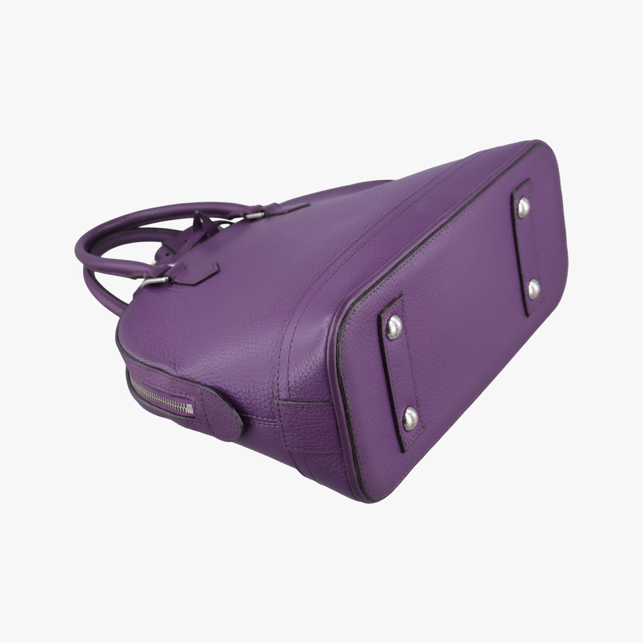 Pre-owned Louis Vuitton Parnassea Alma PM Violet Taurillon Leather M48881 shoulderbag | stylenewstar