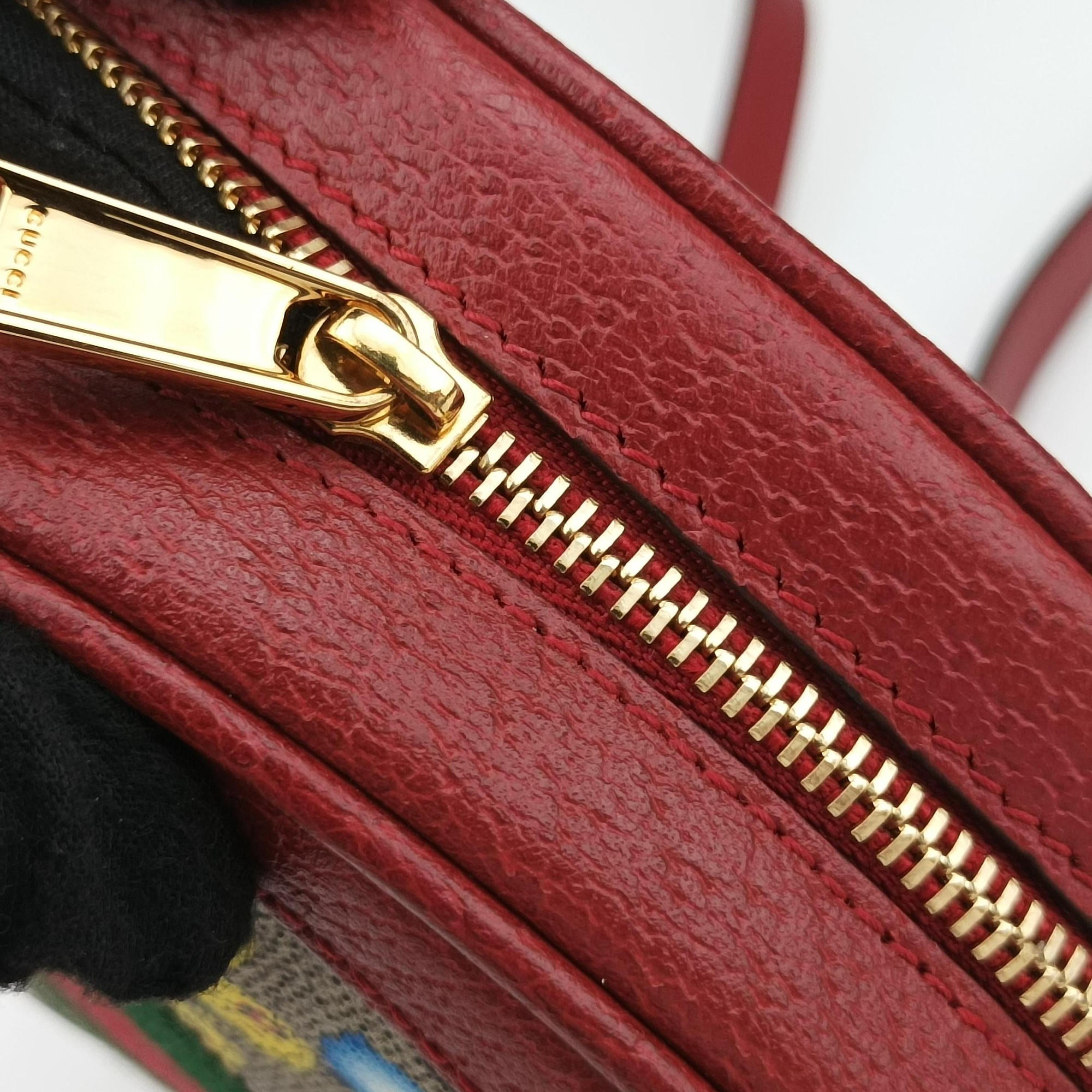 Secondhand Gucci Ophidia Multicolour PVC coated canvas×Leather 598661 backpack/rucksack | stylenewstar