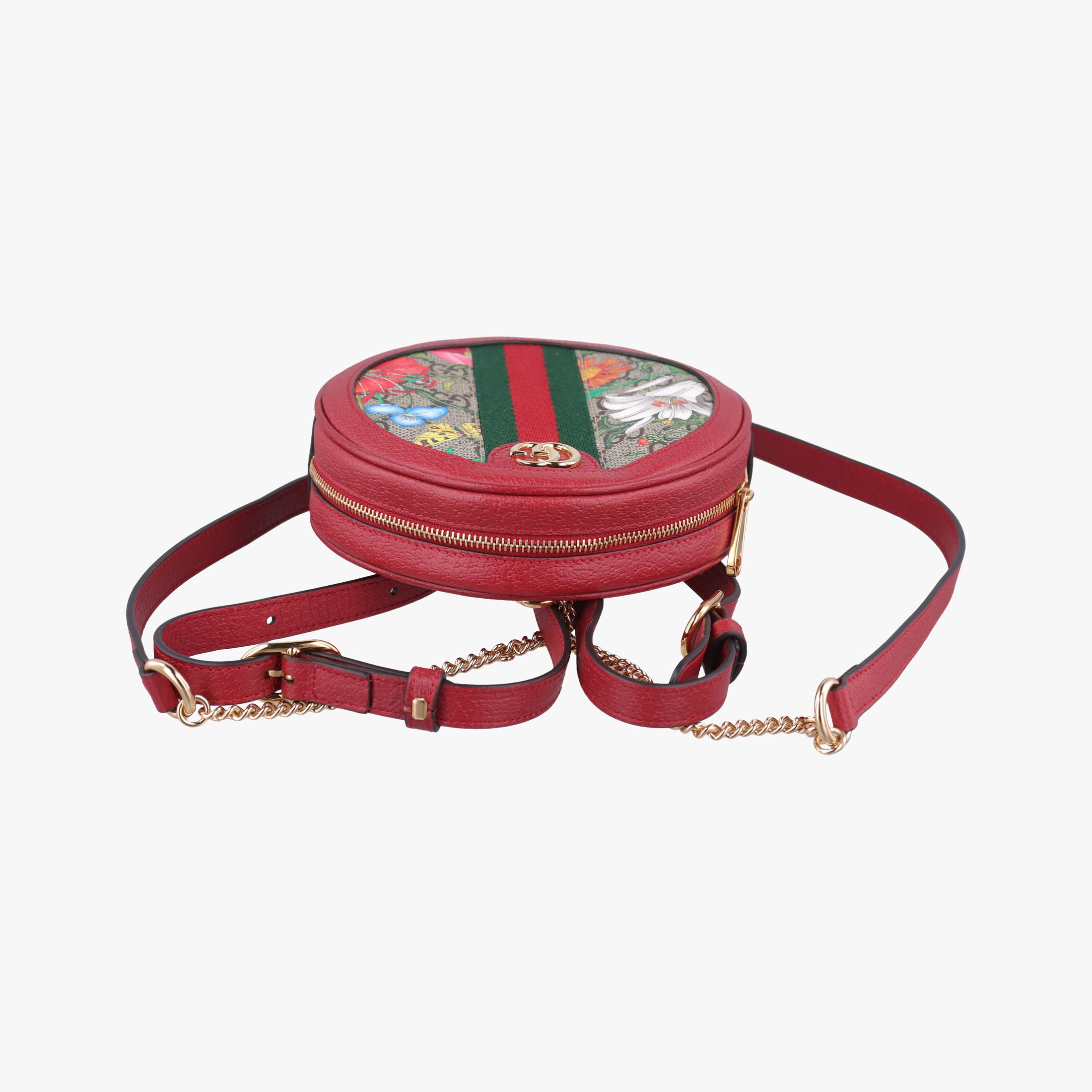 Secondhand Gucci Ophidia Multicolour PVC coated canvas×Leather 598661 backpack/rucksack | stylenewstar