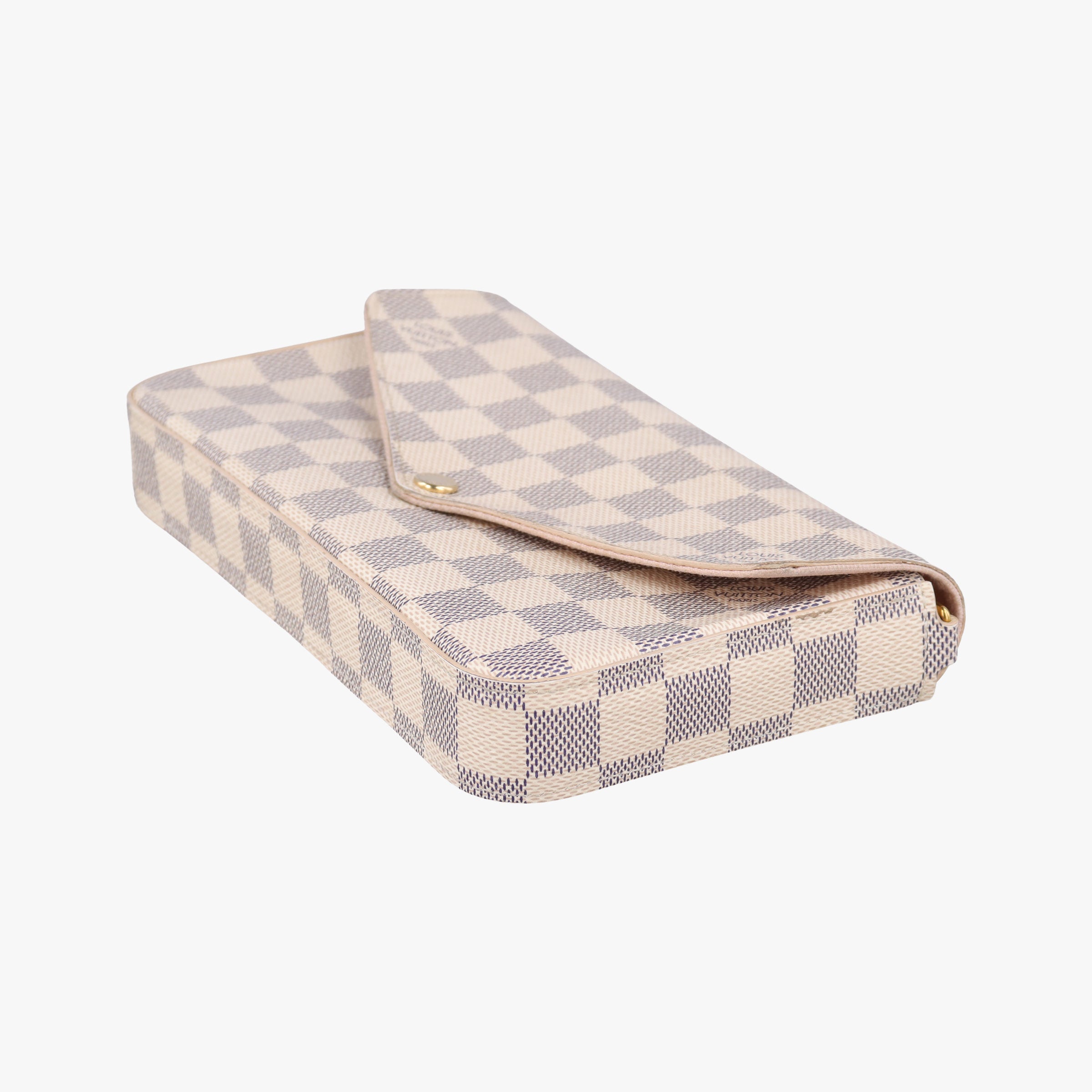 Pre-owned Louis Vuitton Pochette FeLICIE AZUR Damier Canvas N63106 shoulderbag | stylenewstar