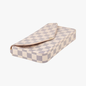Pre-owned Louis Vuitton Pochette FeLICIE AZUR Damier Canvas N63106 shoulderbag | stylenewstar