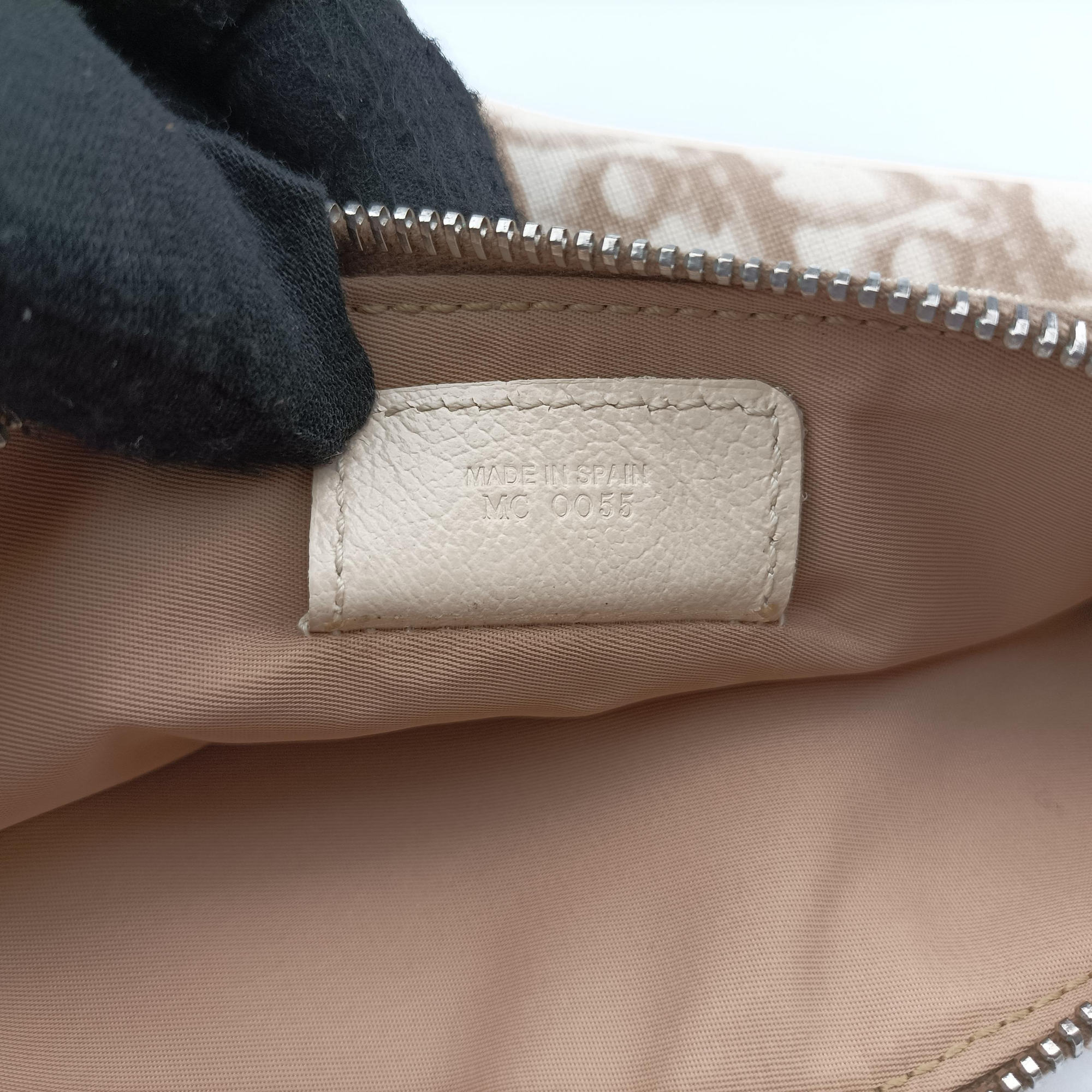 Pre-owned Christian Dior Saddle Beige PVC Coated Canvas Floral Embroidery  shoulderbag | stylenewstar