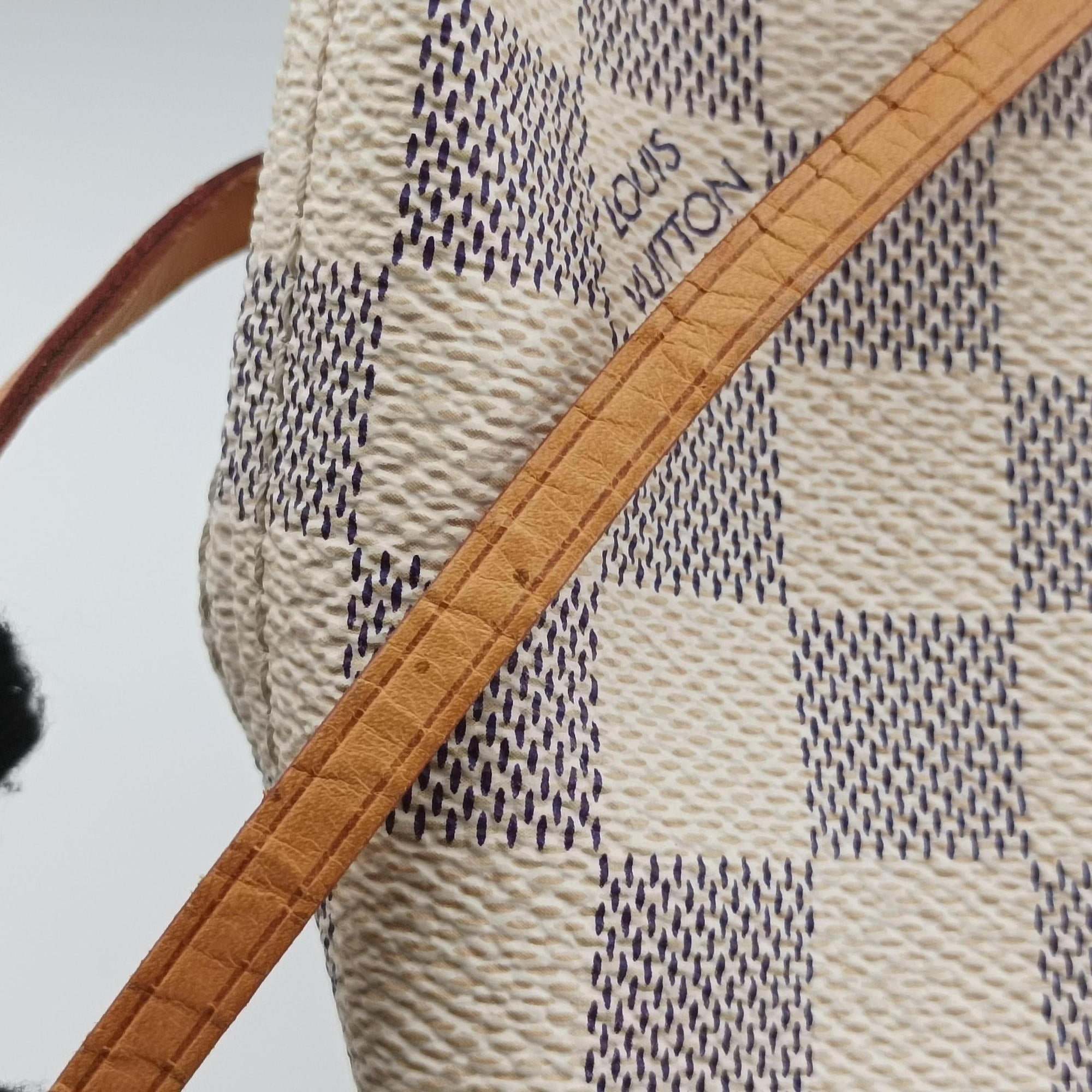 Pre-owned Louis Vuitton NEVERFULL GM Azur Damier Canvas N51108 shoulderbag | stylenewstar