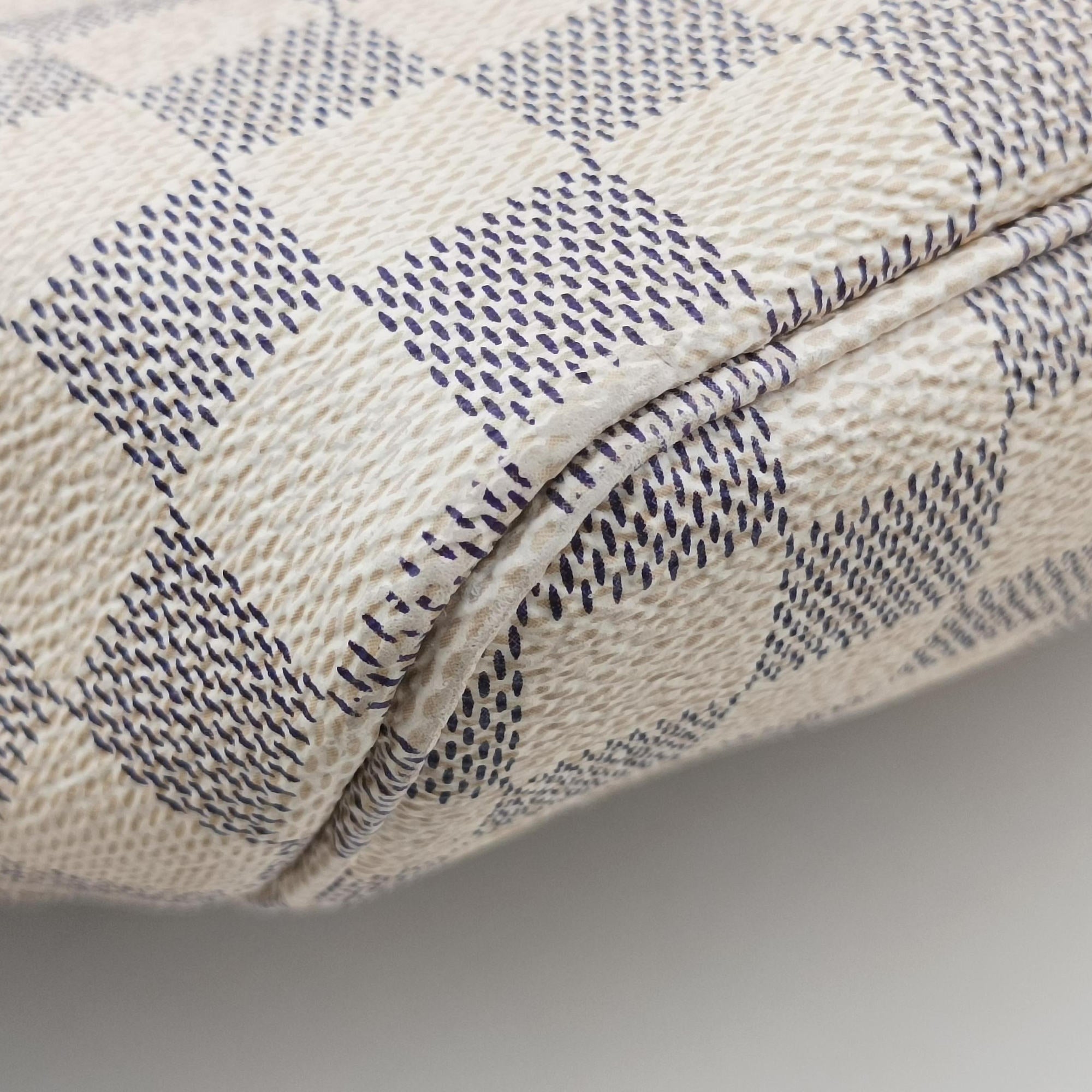 Pre-owned Louis Vuitton NEVERFULL GM Azur Damier Canvas N51108 shoulderbag | stylenewstar