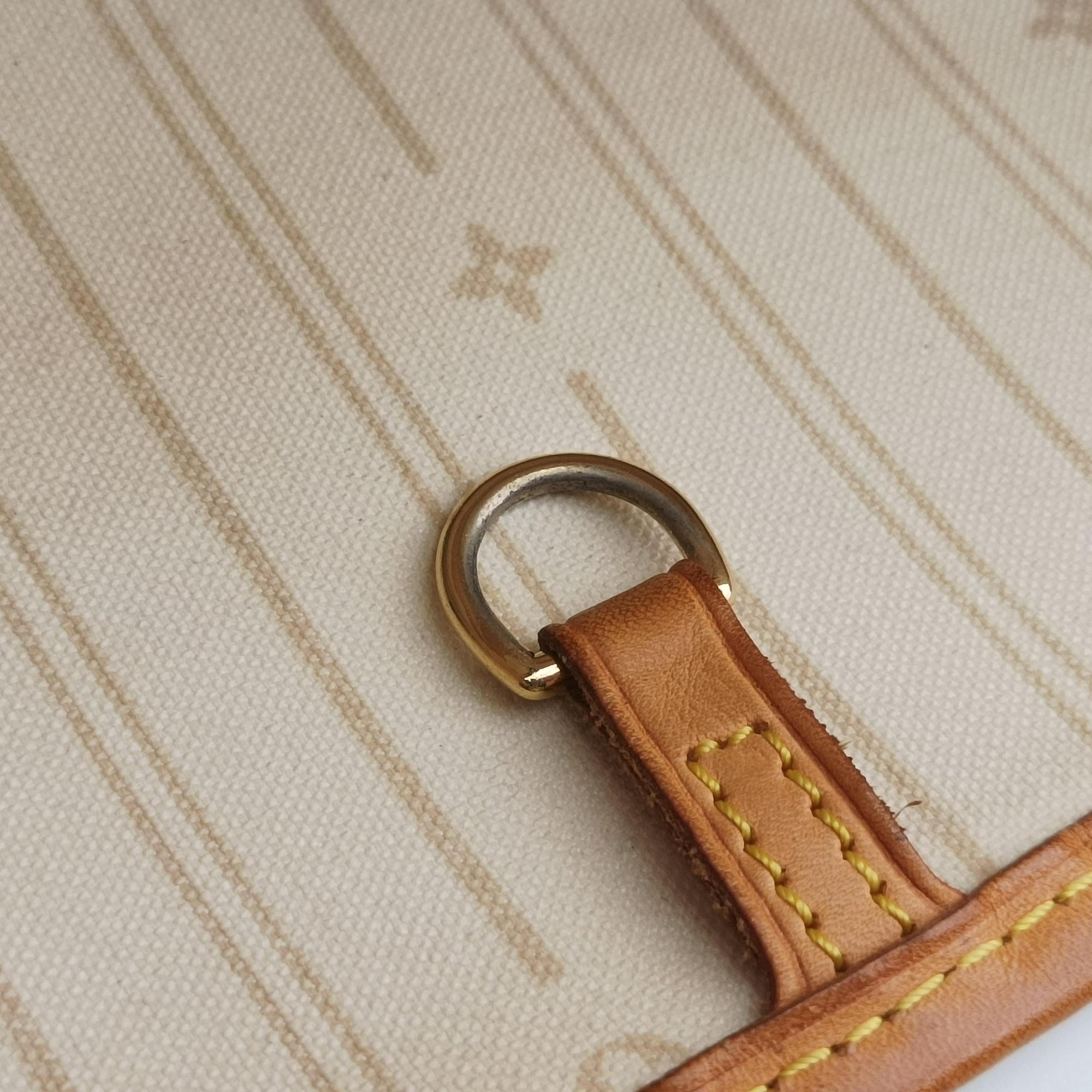 Pre-owned Louis Vuitton NEVERFULL GM Azur Damier Canvas N51108 shoulderbag | stylenewstar