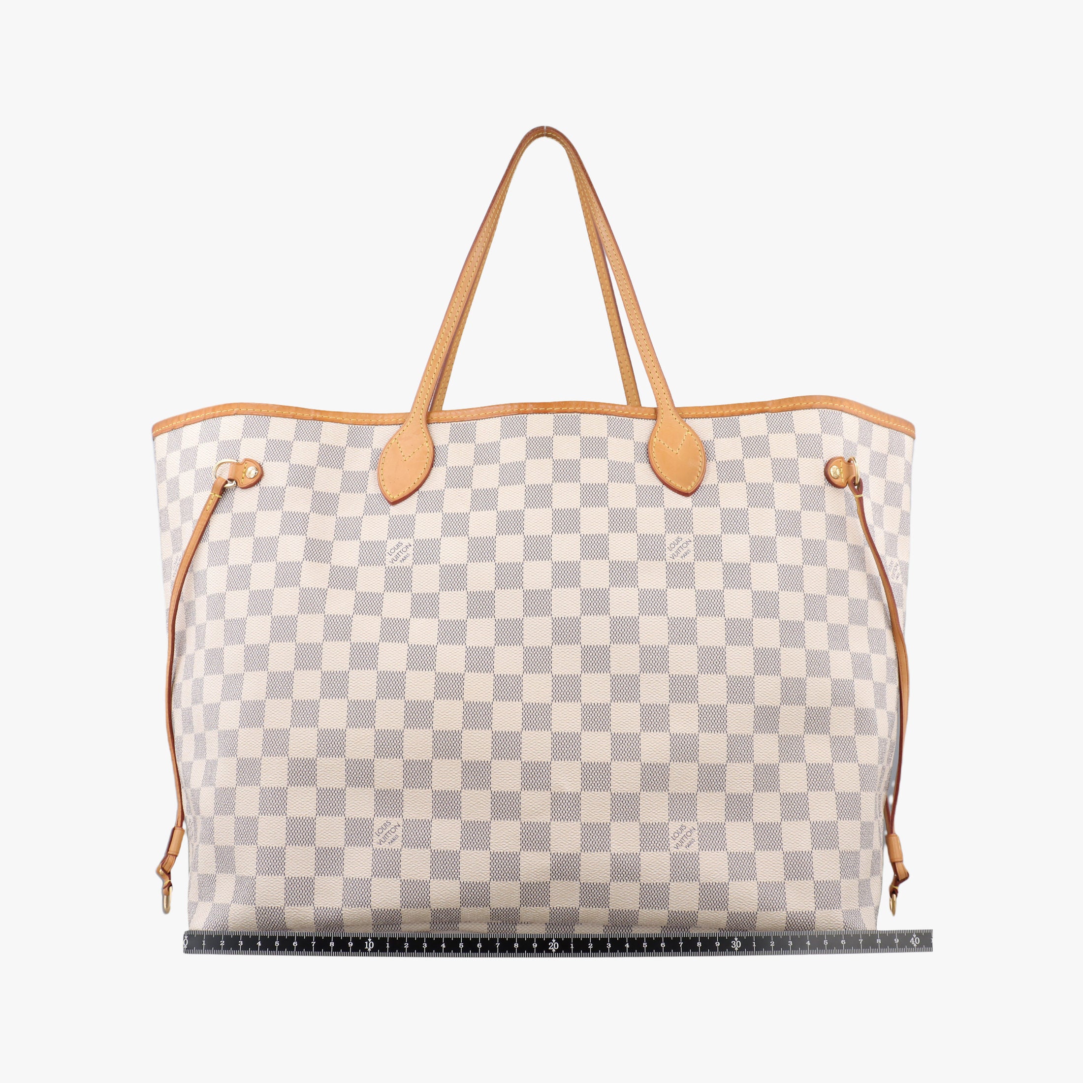 Pre-owned Louis Vuitton NEVERFULL GM Azur Damier Canvas N51108 shoulderbag | stylenewstar
